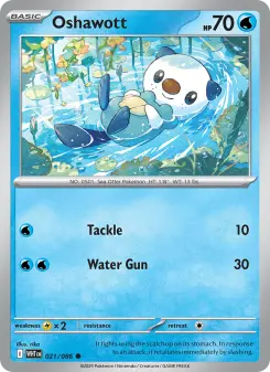 Pokémon-Karte Oshawott 021/086