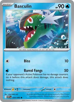 Pokémon-Karte Basculin 024/086