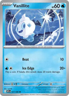 Pokémon-Karte Vanillite 027/086