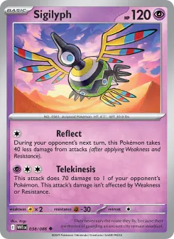 Pokémon-Karte Sigilyph 038/086