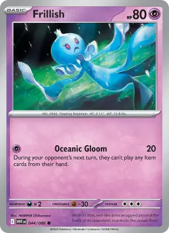 Pokémon-Karte Frillish 044/086