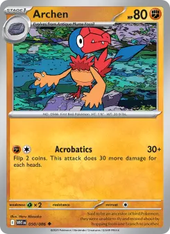 Pokémon-Karte Archen 050/086