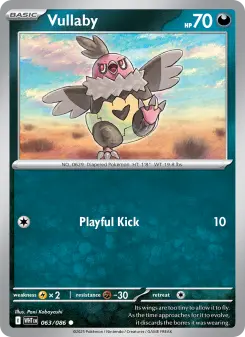 Pokémon-Karte Vullaby 063/086