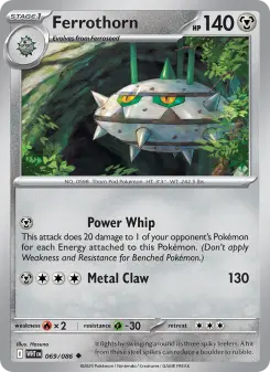 Pokémon-Karte Ferrothorn 069/086
