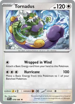 Pokémon-Karte Tornadus 078/086