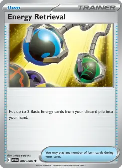 Pokémon-Karte Energy Retrieval 082/086