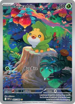 Pokémon-Karte Sewaddle 087/086