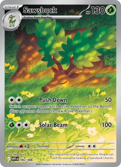 Pokémon-Karte Sawsbuck 092/086