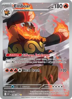 Pokémon-Karte Emboar 098/086