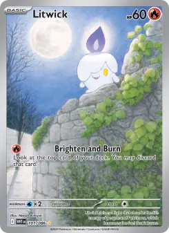Pokémon-Karte Litwick 101/086