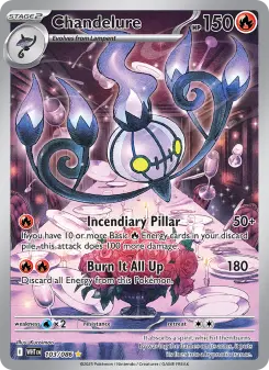 Pokémon-Karte Chandelure 103/086
