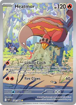 Pokémon-Karte Heatmor 104/086