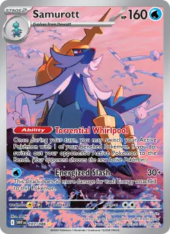 Pokémon-Karte Samurott 107/086