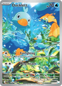 Pokémon-Karte Ducklett 109/086