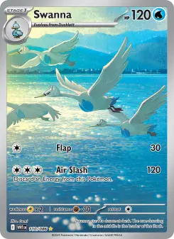 Pokémon-Karte Swanna 110/086