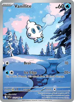 Pokémon-Karte Vanillite 111/086