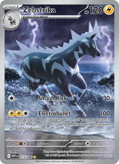 Pokémon-Karte Zebstrika 115/086