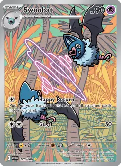 Pokémon-Karte Swoobat 120/086