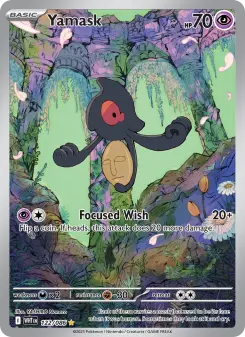 Pokémon-Karte Yamask 122/086