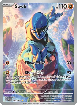 Pokémon-Karte Sawk 130/086