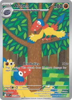Pokémon-Karte Archen 131/086