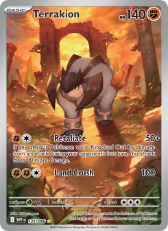 Pokémon-Karte Terrakion 135/086