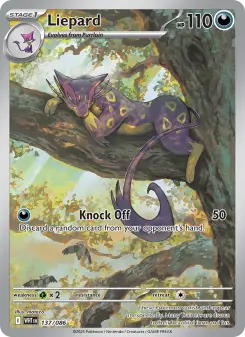 Pokémon-Karte Liepard 137/086