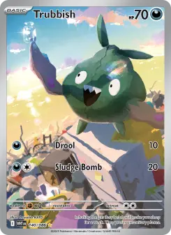 Pokémon-Karte Trubbish 140/086