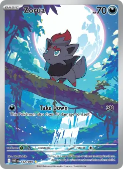 Pokémon-Karte Zorua 142/086