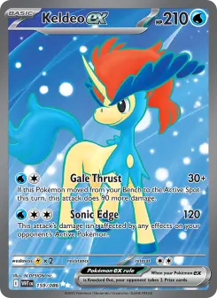 Pokémon-Karte Keldeo ex 159/086