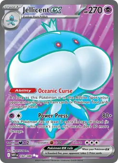 Pokémon-Karte Jellicent ex 160/086