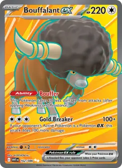 Pokémon-Karte Bouffalant ex 162/086