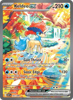 Pokémon-Karte Keldeo ex 167/086