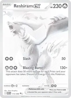 Pokémon-Karte Reshiram ex 173/086