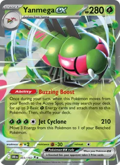 Pokémon-Karte Yanmega ex 003/182