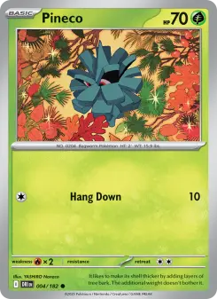 Pokémon-Karte Pineco 004/182