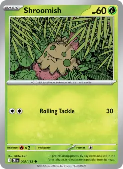 Pokémon-Karte Shroomish 005/182