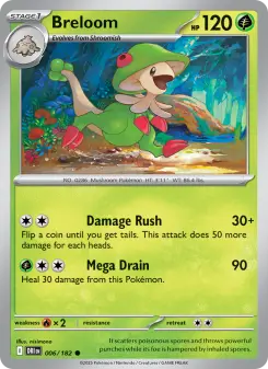 Pokémon-Karte Breloom 006/182