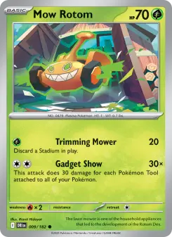 Pokémon-Karte Mow Rotom 009/182
