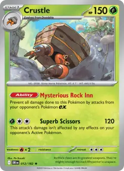 Pokémon-Karte Crustle 012/182