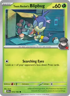 Pokémon-Karte Team Rocket's Blipbug 015/182