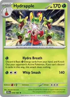 Pokémon-Karte Hydrapple 018/182