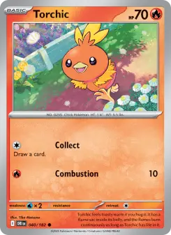 Pokémon-Karte Torchic 040/182