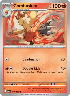 Pokémon-Karte Combusken 041/182