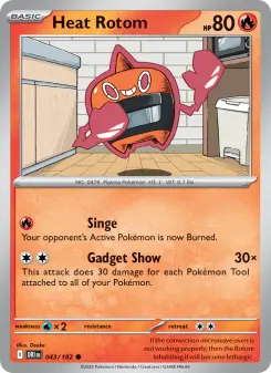 Pokémon-Karte Heat Rotom 043/182