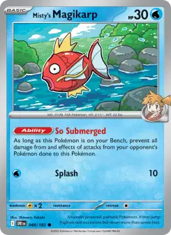 Pokémon-Karte Misty's Magikarp 048/182