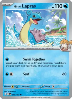 Pokémon-Karte Misty's Lapras 050/182