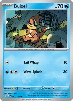 Pokémon-Karte Buizel 057/182