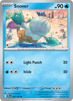 Pokémon-Karte Snover 059/182