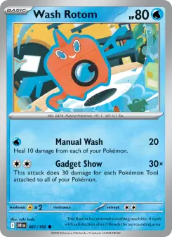 Pokémon-Karte Wash Rotom 061/182